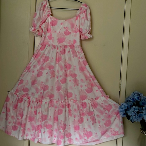 Stylish pink and white knee-length underwear without tears and problems, size M - Picture 7 of 7